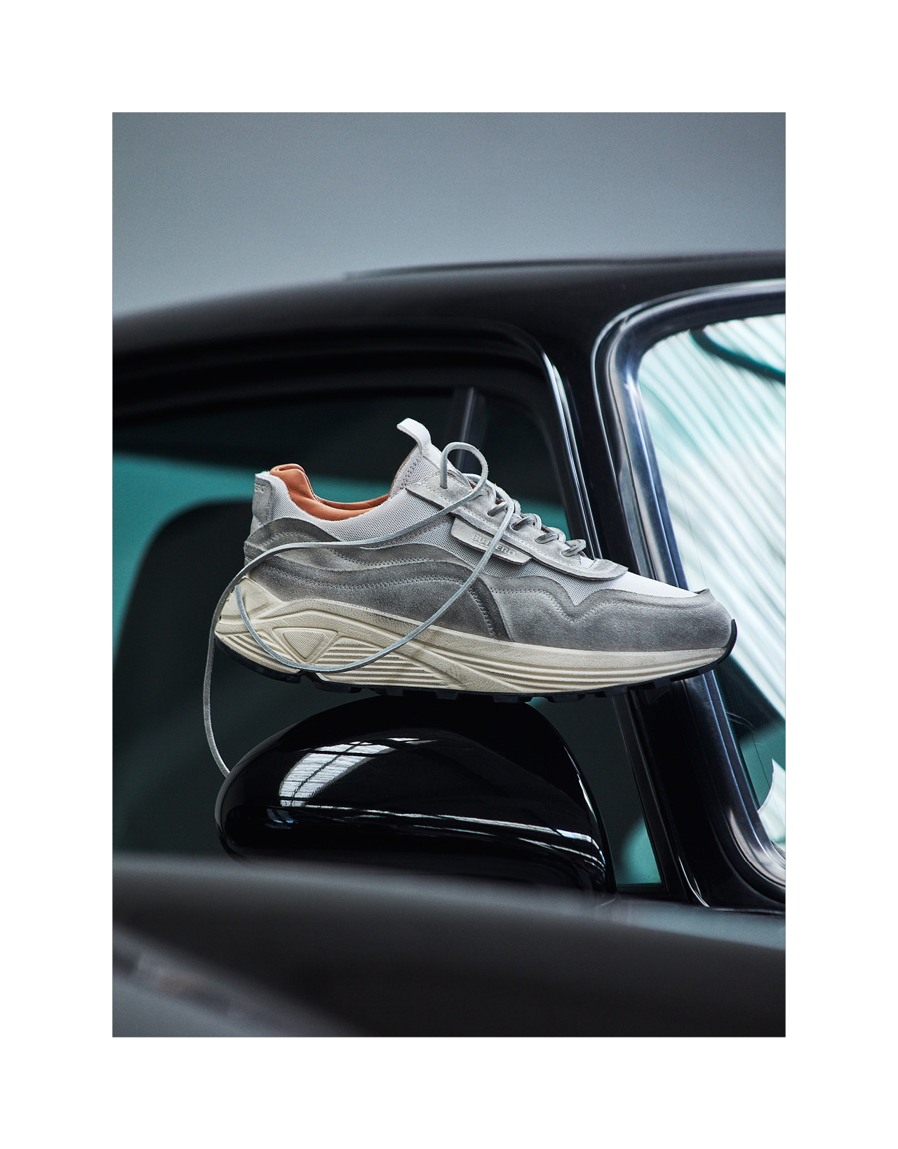 SNEAKER VINCI IN NYLON MESH E SUEDE BIANCO SNEAKER VINCI IN NYLON MESH E SUEDE BIANCO