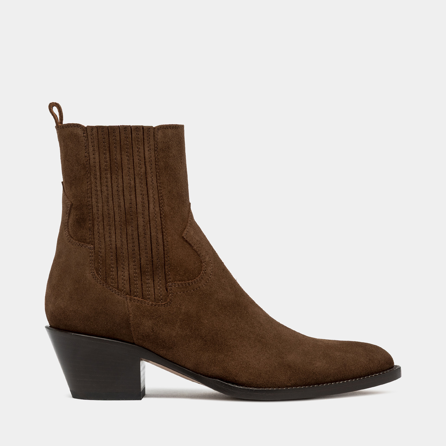 STIVALETTO ANNIE IN SUEDE SIGARO