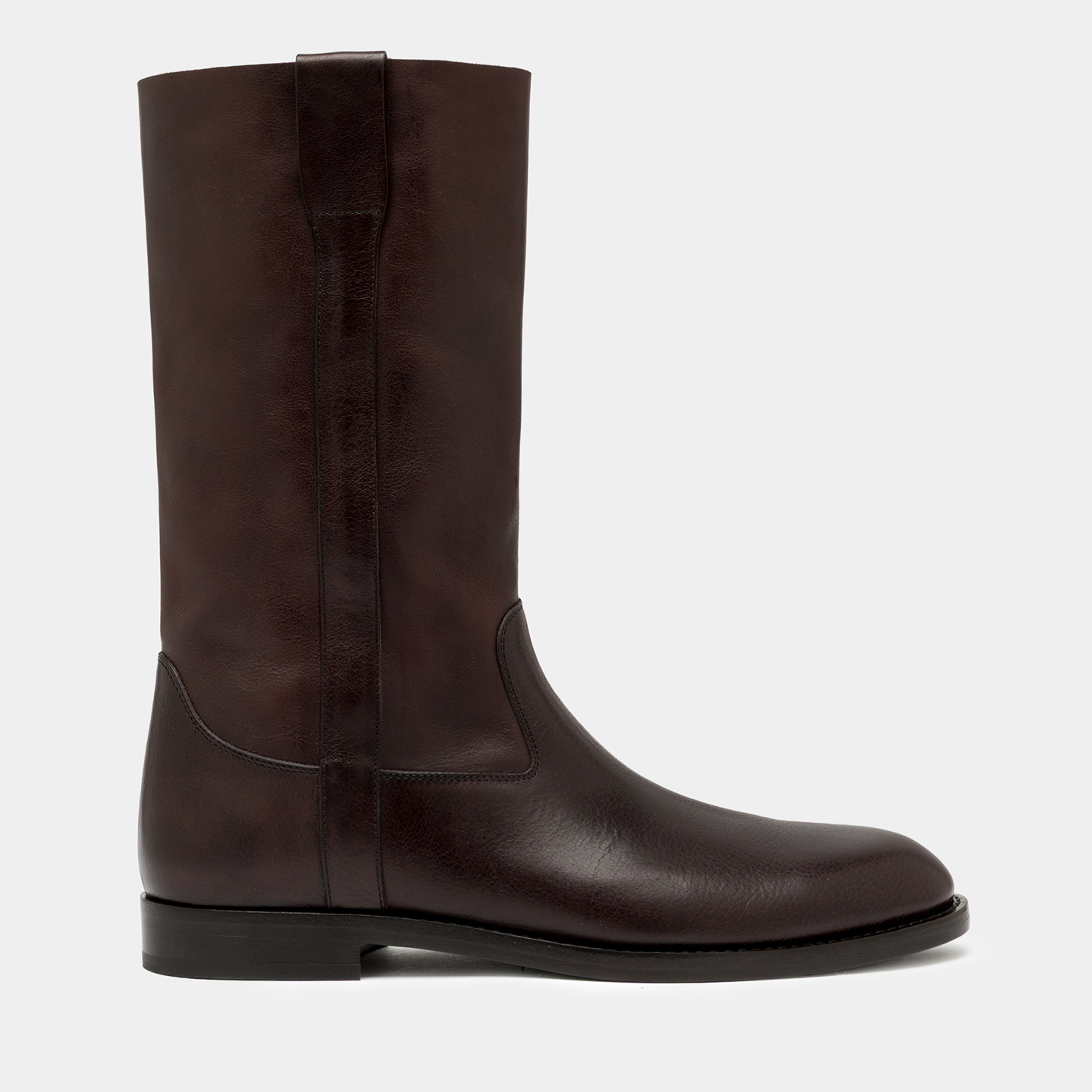 STIVALE FLOYD IN PELLE EBANO