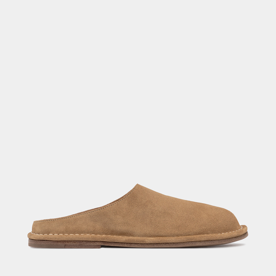 BUTTERO: SABOT CAPALBIO IN SUEDE RAME
