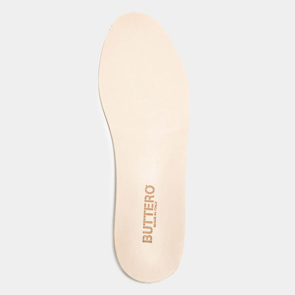 BUTTERO: SEMELLE EN CUIR CIRCOLO POUR FEMME