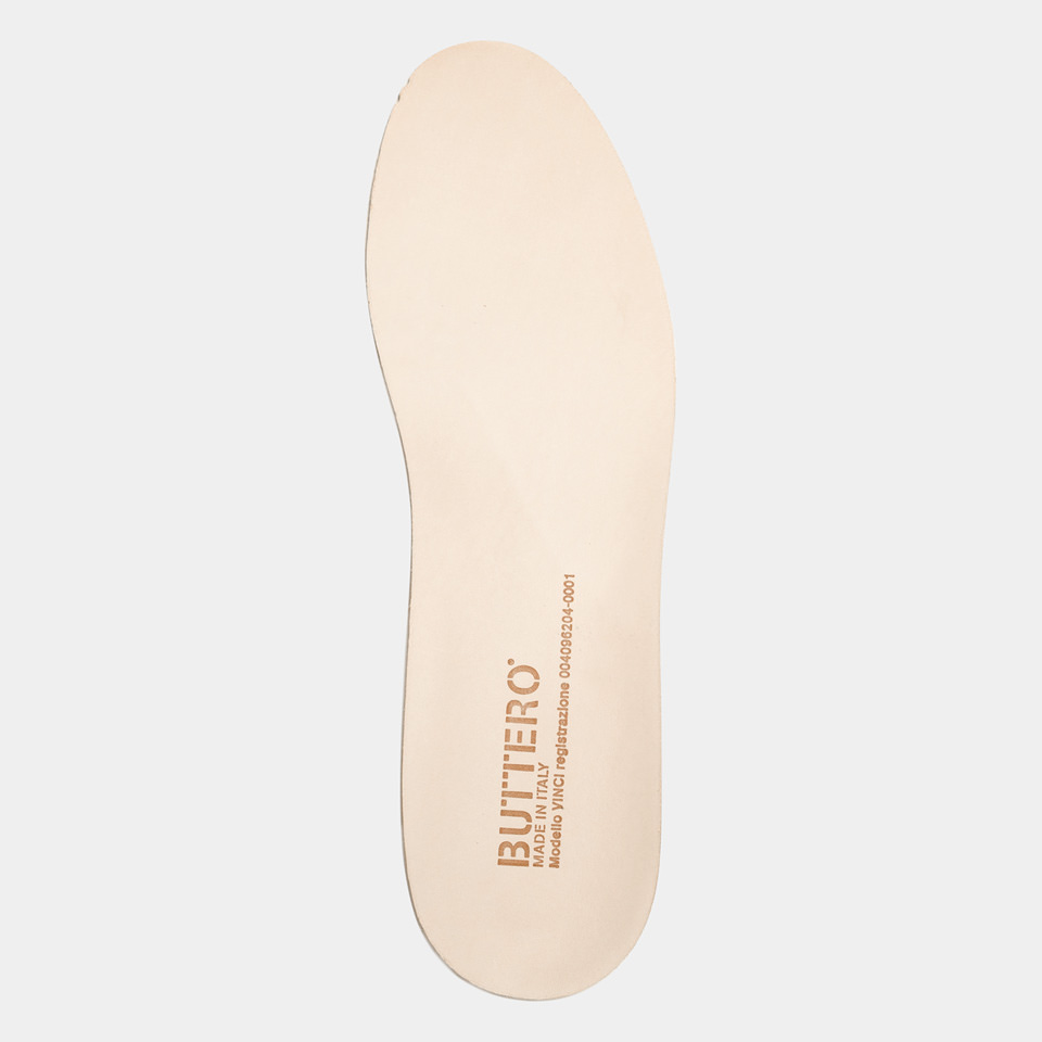 BUTTERO: VINCI INSOLE IN NATURAL LEATHER FOR MEN