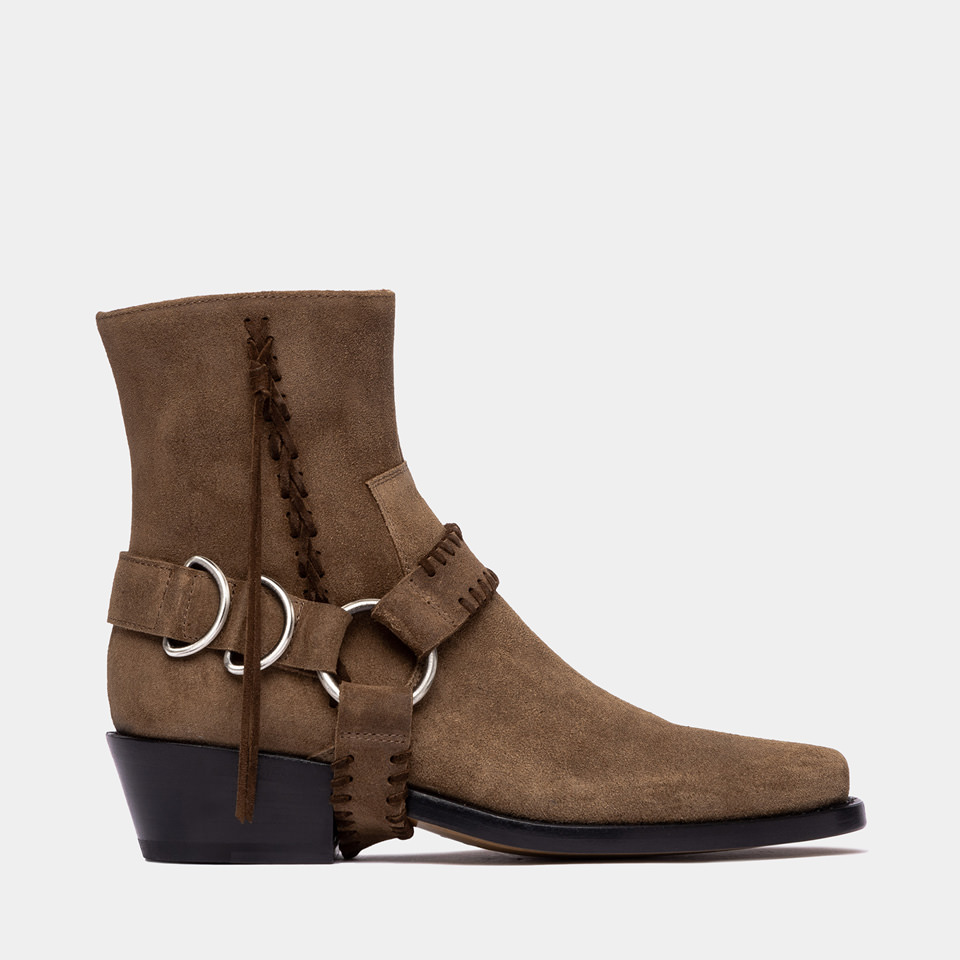 BUTTERO: STIVALE DALTON  IN SUEDE MARRONE