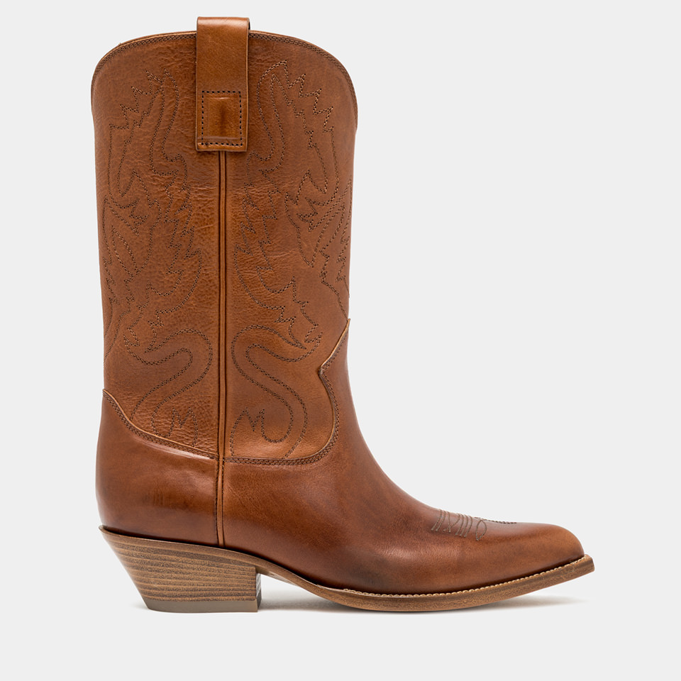 BUTTERO: STIVALE FLEE IN PELLE CORTECCIA