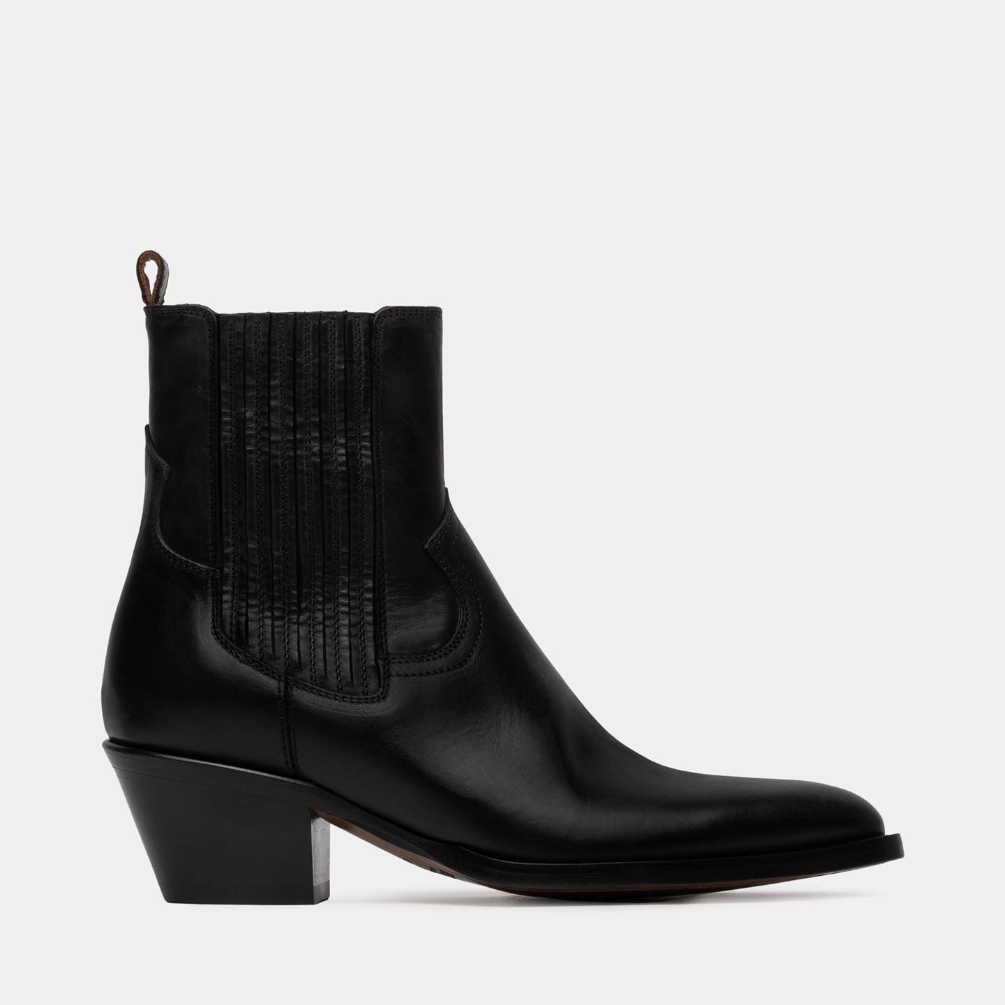 Buttero leather ankle boots - Black