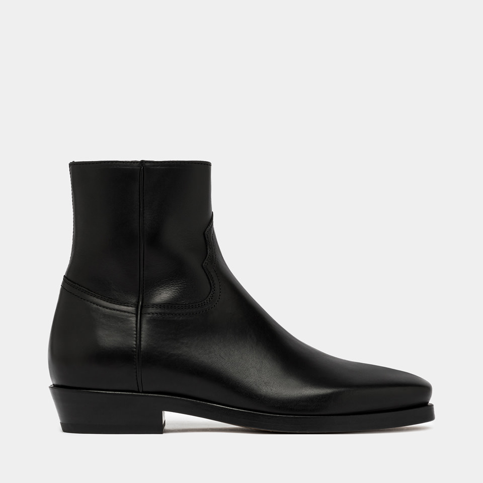 BUTTERO: STIVALETTO MAURI IN PELLE NERO