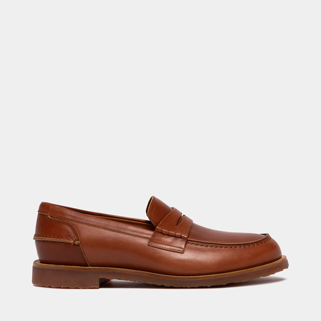 BUTTERO FENIGLIA LOAFERS IN NATURAL COLOR LEATHER