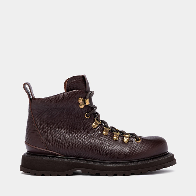 BUTTERO PEDULA ALPI EN CUIR MARTELE' EBONY