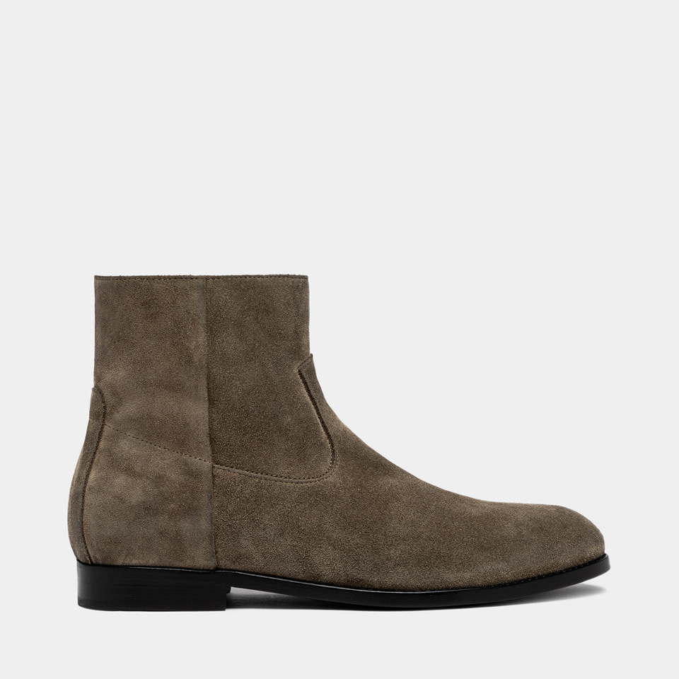 BUTTERO BOTTINE FLOYD EN DAIM MILITAIRE B9170GORH UC1 115 MILITARE