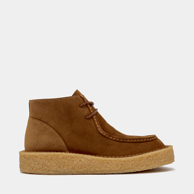 BUTTERO MOTA ANKLE BOOTS IN COPPER BROWN SUEDE