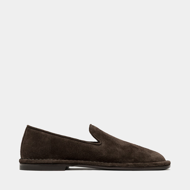 BUTTERO SLIPPER ERCOLE IN SUEDE MOKA