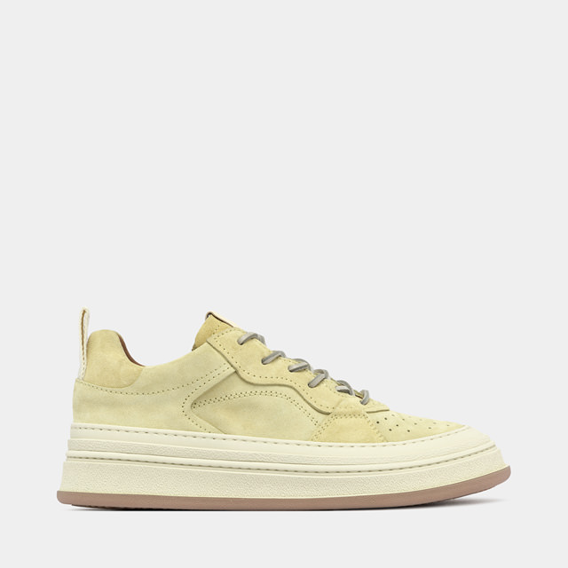 BUTTERO SNEAKERS CIRCOLO IN SUEDE STRAW