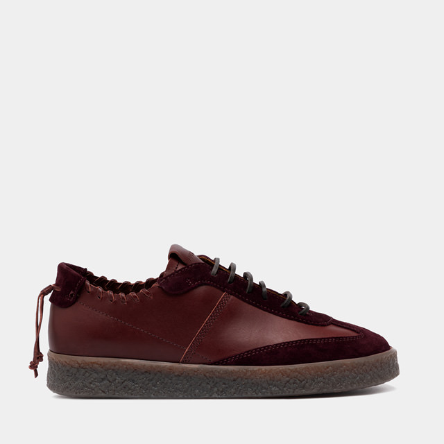 BUTTERO CRESPO SNEAKERS IN DARK CHILE LEATHER