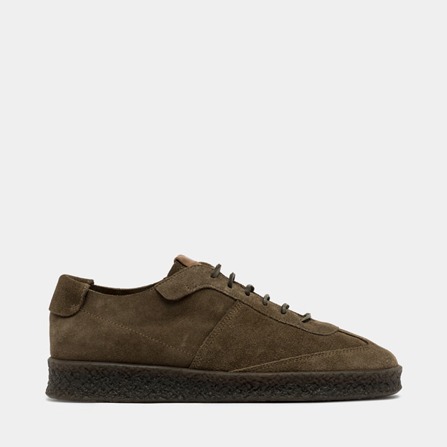BUTTERO SNEAKERS CRESPO IN SUEDE FORESTA