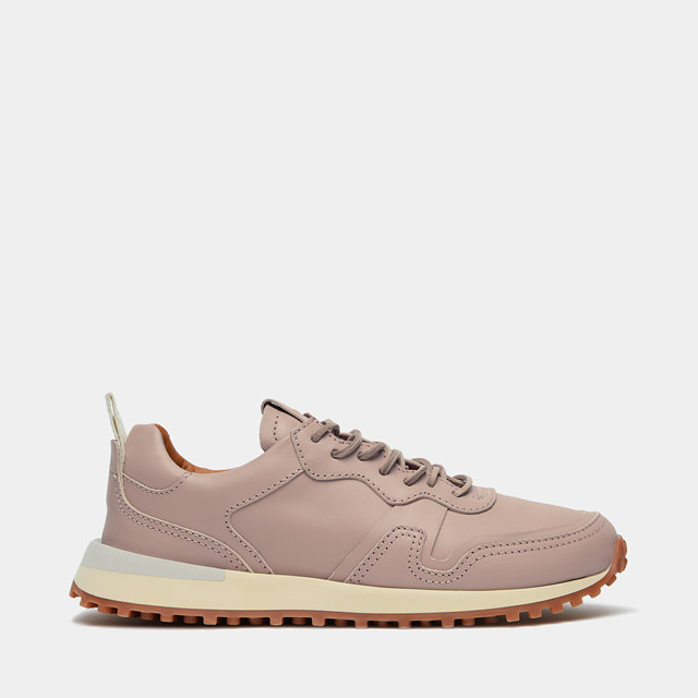BUTTERO FUTURA SNEAKERS IN ANTIQUE PINK LEATHER