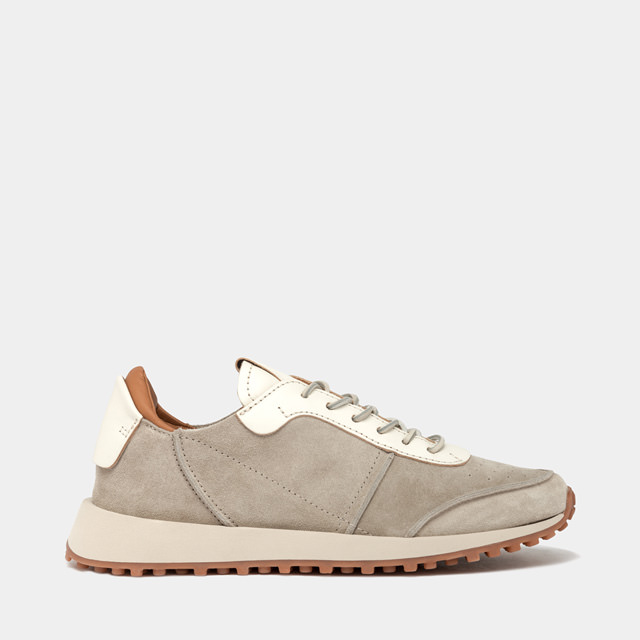 BUTTERO FUTURA SNEAKERS IN BEACH BROWN SUEDE