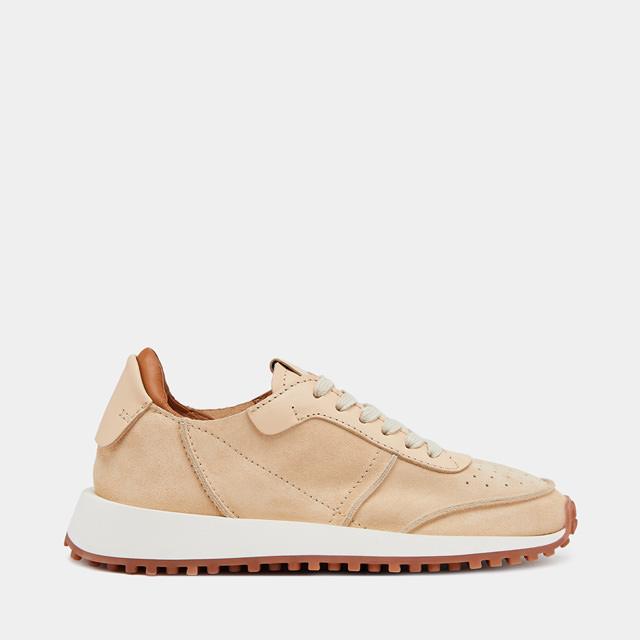 BUTTERO SNEAKERS FUTURA IN SUEDE CAMEL