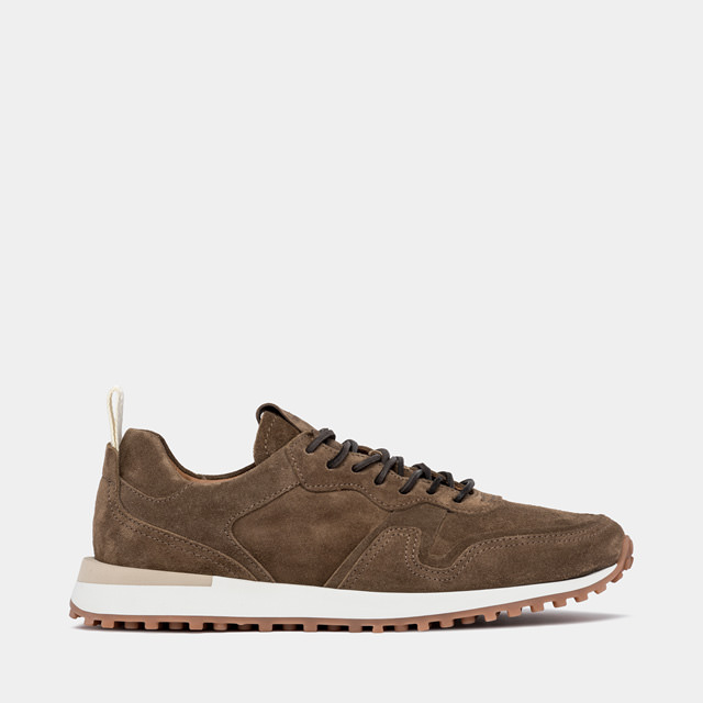 BUTTERO SNEAKERS FUTURA IN SUEDE TABACCO