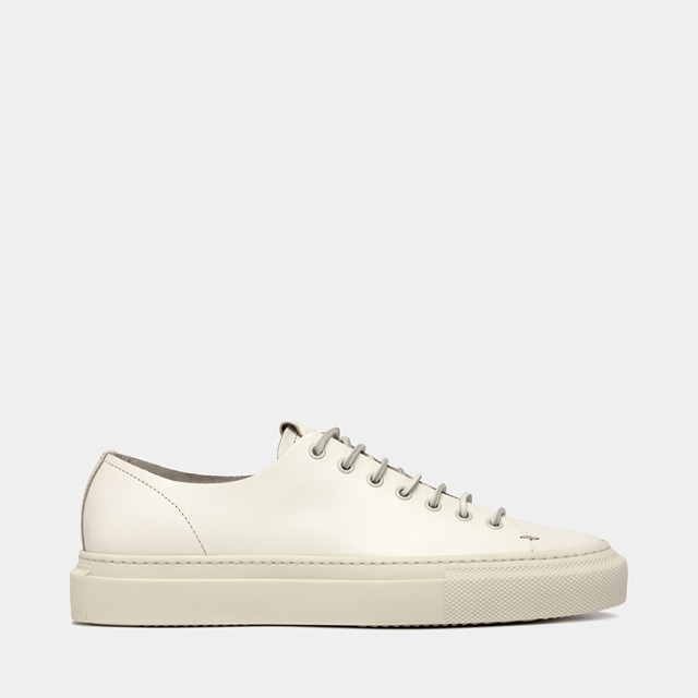 BUTTERO TANINA SNEAKERS IN WHITE LEATHER 