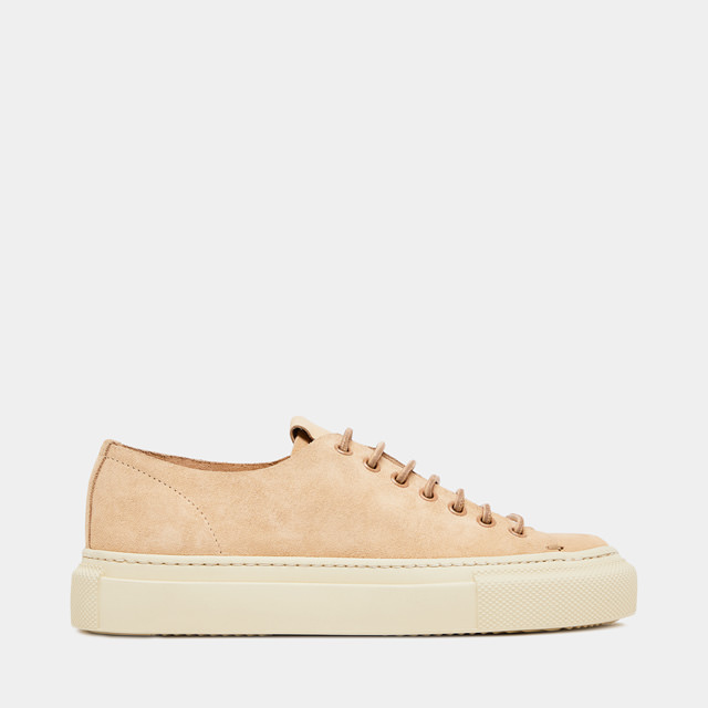 BUTTERO TANINA SNEAKERS IN CAMEL BROWN SUEDE