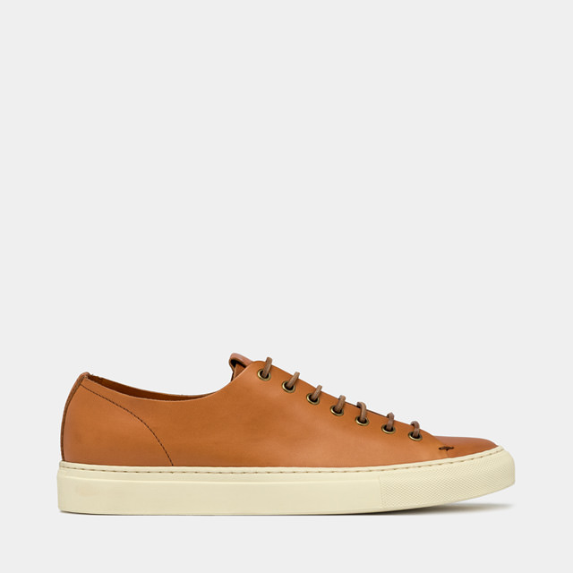 BUTTERO SNEAKERS TANINO IN PELLE MIELE