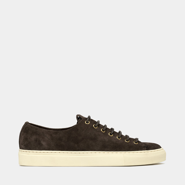 BUTTERO SNEAKERS TANINO IN SUEDE MOKA