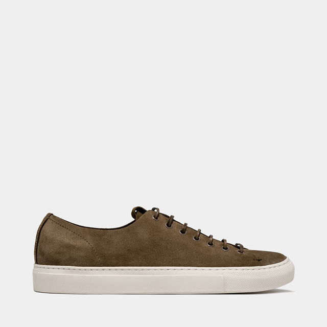 BUTTERO: TANINO SNEAKERS IN SAND BROWN SUEDE (B9781GORH-UG1/94)