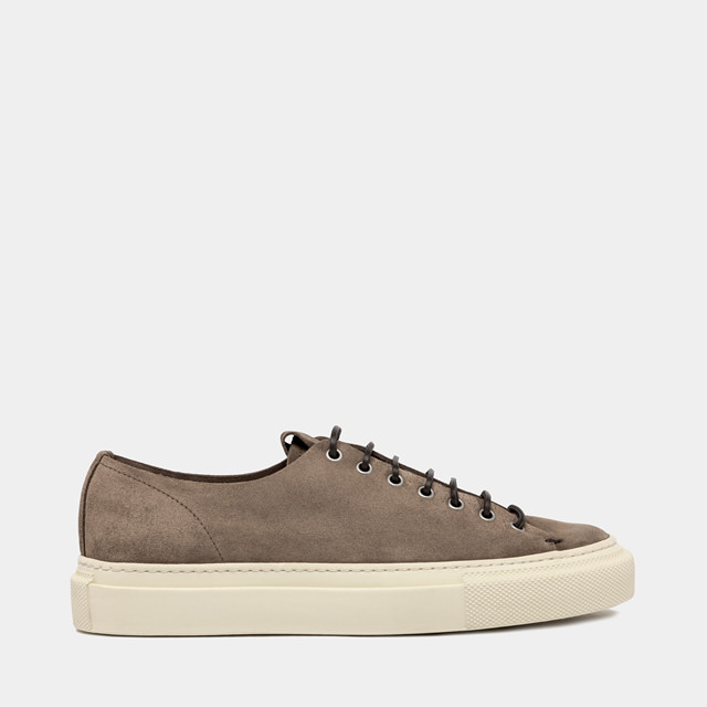 BUTTERO: SNEAKERS TANINO IN SUEDE TABACCO