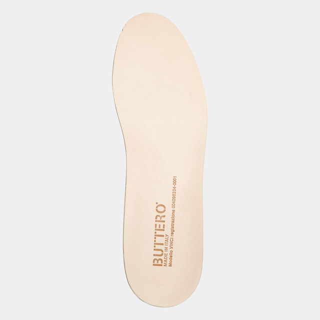 BUTTERO VINCI INSOLE IN NATURAL LEATHER FOR MEN