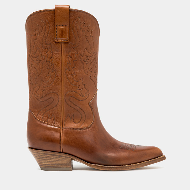 BUTTERO STIVALE FLEE IN PELLE CORTECCIA