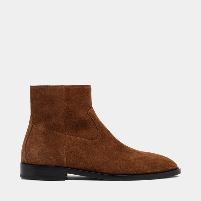 BUTTERO: BOTTINE CASENTINO EN DAIM MARRON