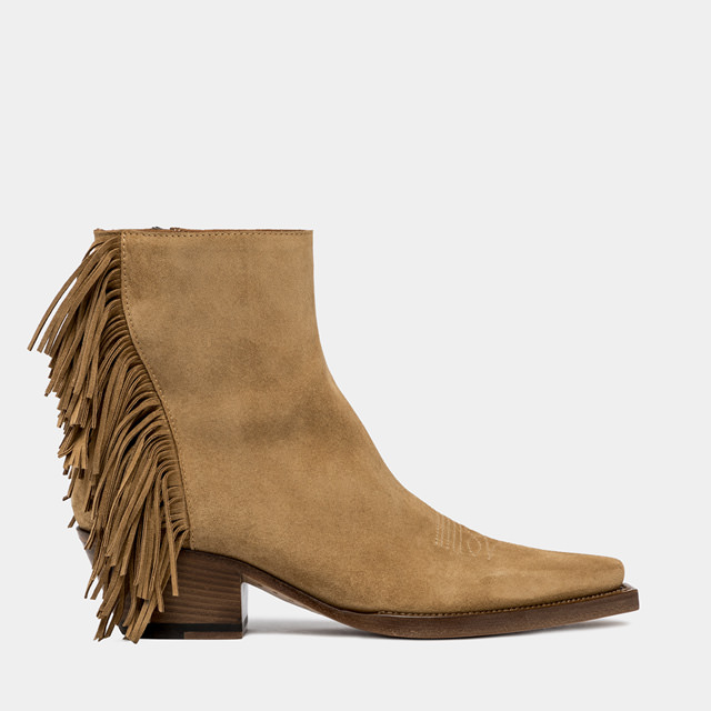 BUTTERO STIVALETTO ERIN IN SUEDE RAME