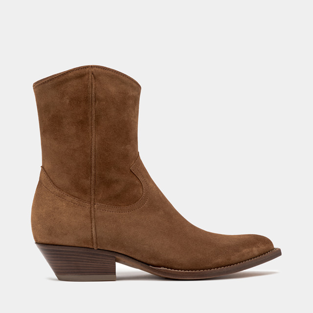 BUTTERO: STIVALETTO FLEE IN SUEDE TERRA