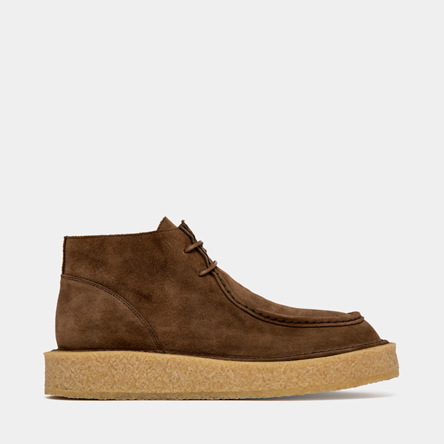 BUTTERO MOTA ANKLE BOOTS IN CIGAR SUEDE