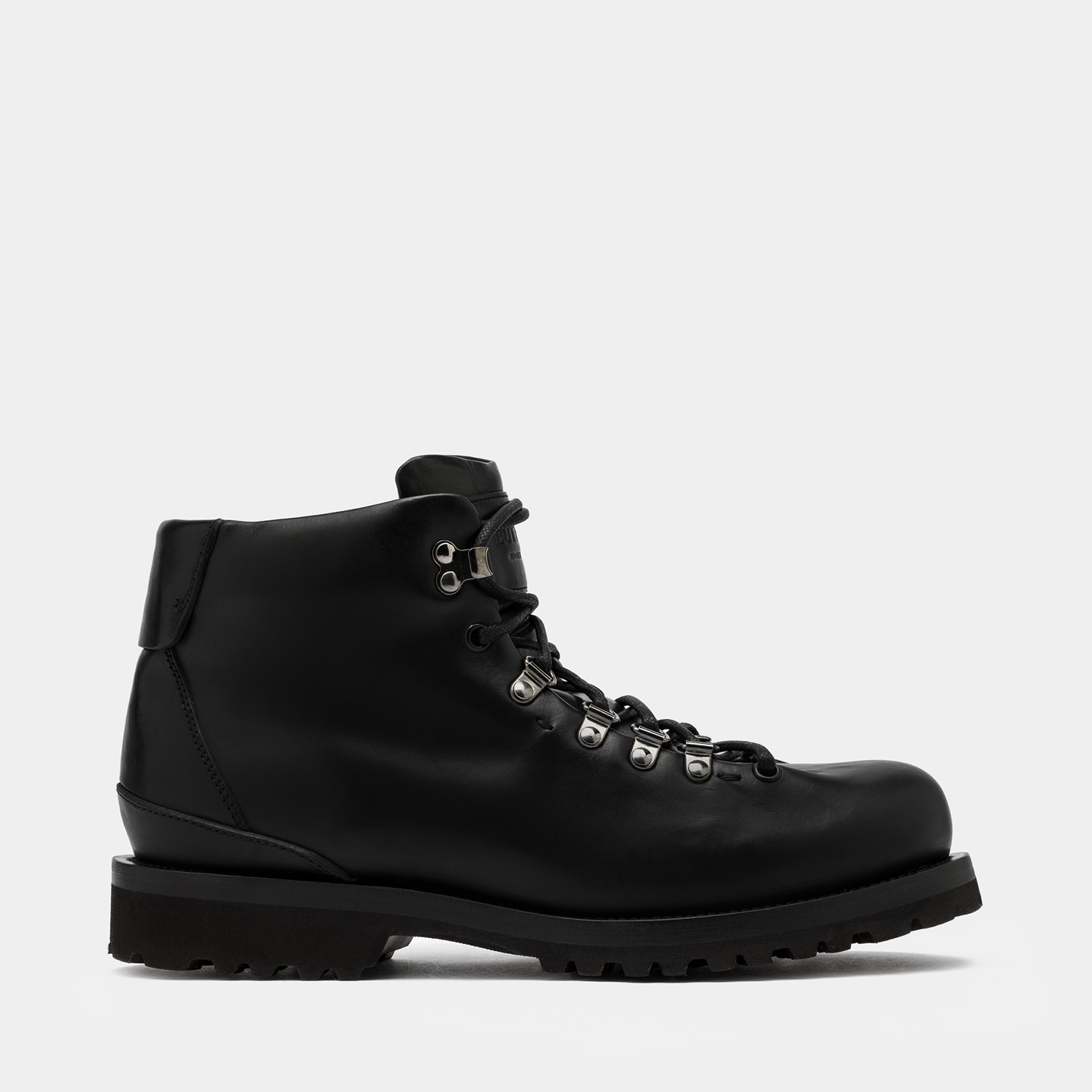 BUTTERO CANALONE PEDULA STYLE BOOTS IN BLACK LEATHER B10010MOT-UG1/01-NERO