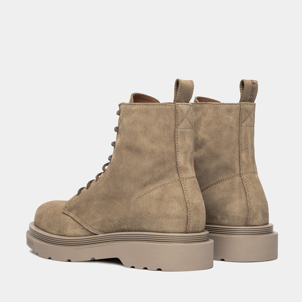 BUTTERO: STORIA COMMANDO BOOTS IN SUEDE KHAKI