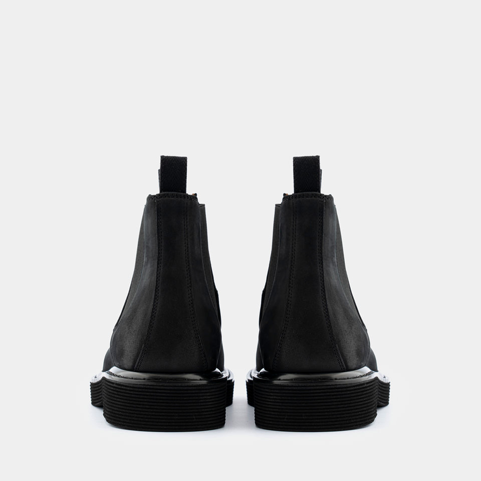 BUTTERO: CHELSEA IN PELLE NERO