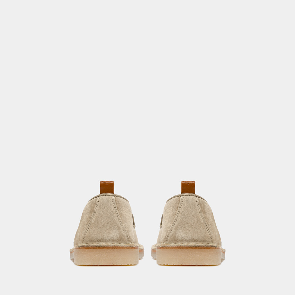 BUTTERO: ARGENTARIO LOAFER IN SUEDE BEIGE