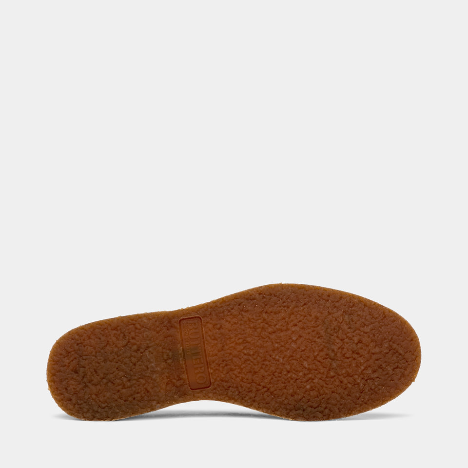 BUTTERO: ARGENTARIO LOAFER IN CURRY SUEDE