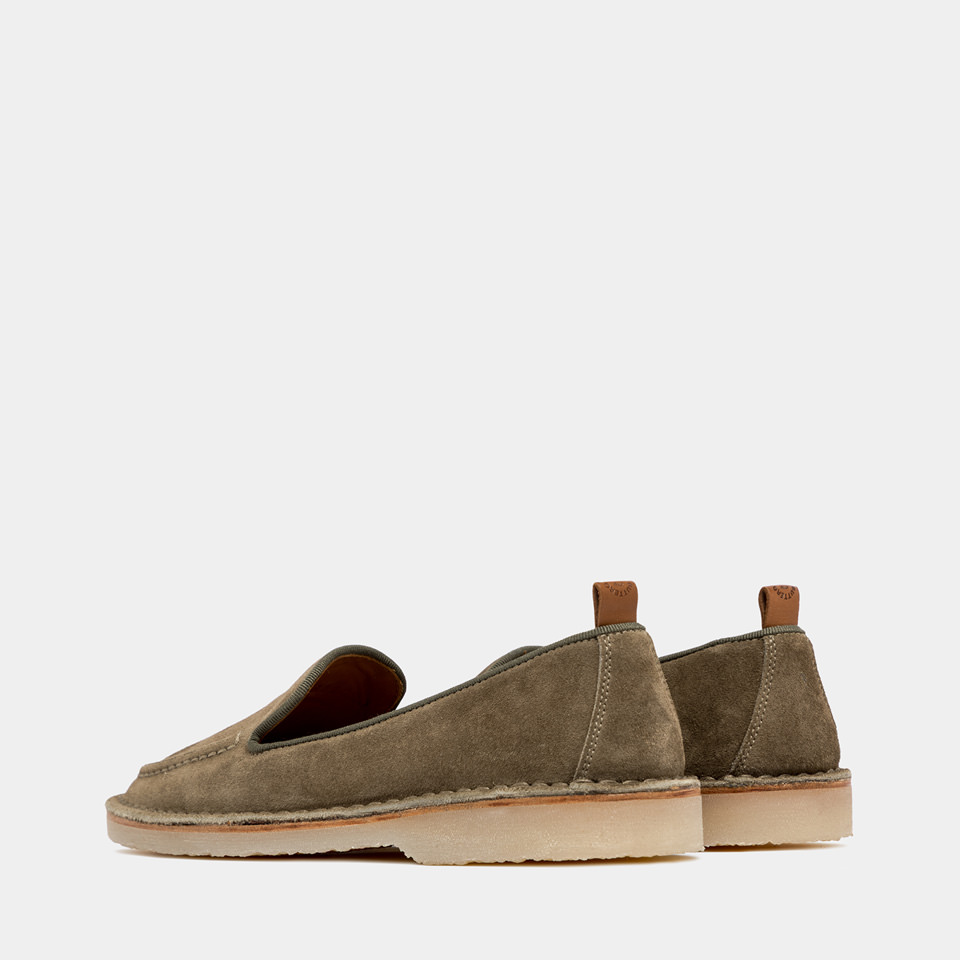 BUTTERO: MOCASSINO ARGENTARIO IN SUEDE LEAD GREY