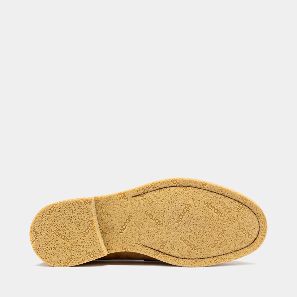 BUTTERO: MOCASSIN DANTE EN DAIM CUIVRE
