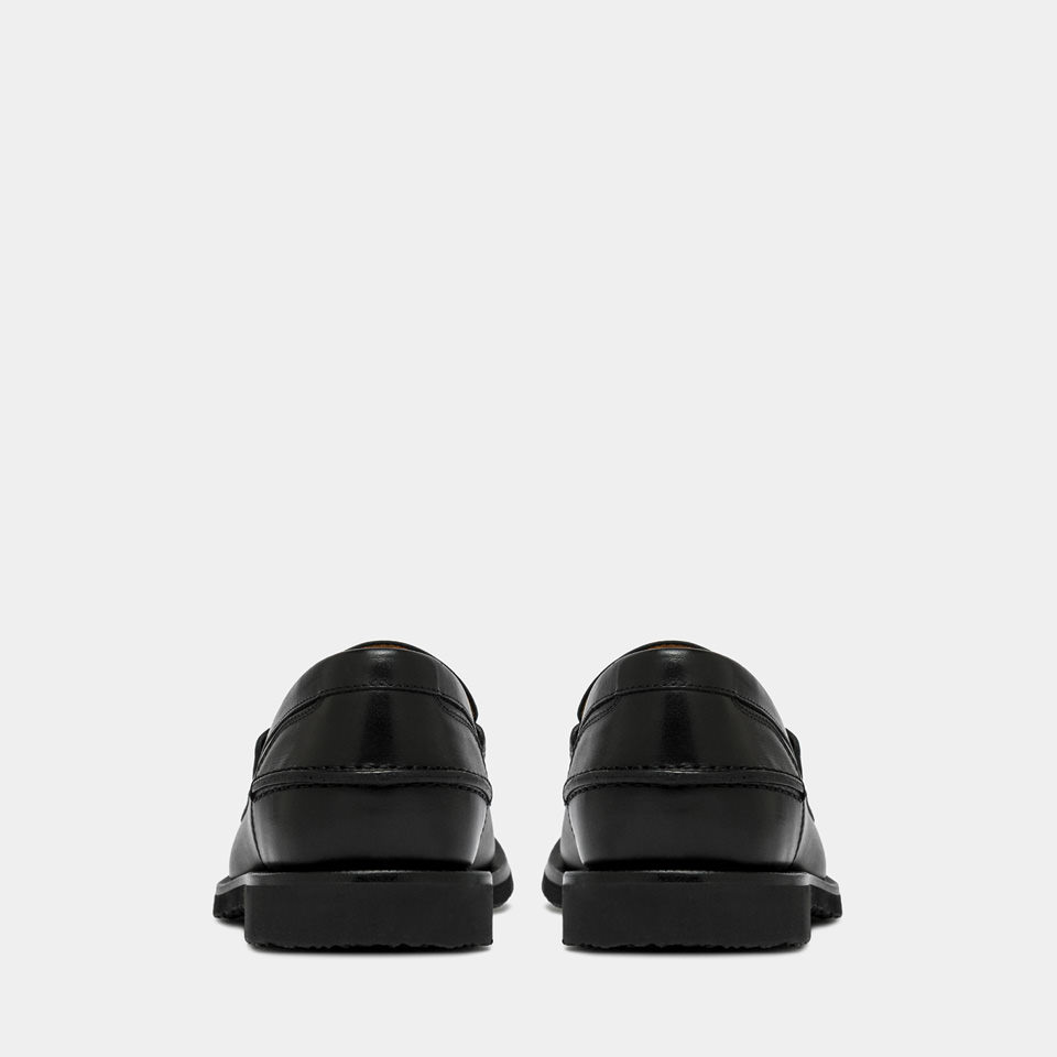 BUTTERO: FENIGLIA LOAFERS IN BLACK LEATHER