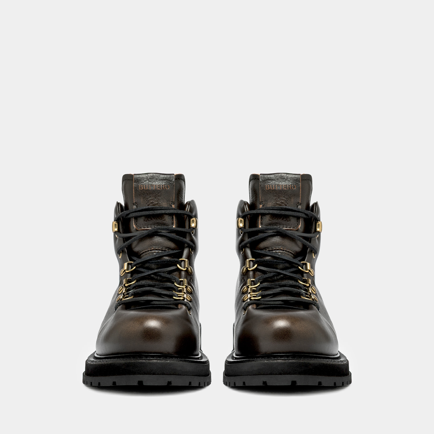 BUTTERO ALPI TREKKING BOOTS IN WALNUTS AGED LEATHER B10570ETRUSVT