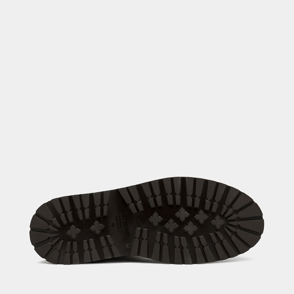 BUTTERO: ALPI TREKKING BOOTS IN CIGAR SUEDE