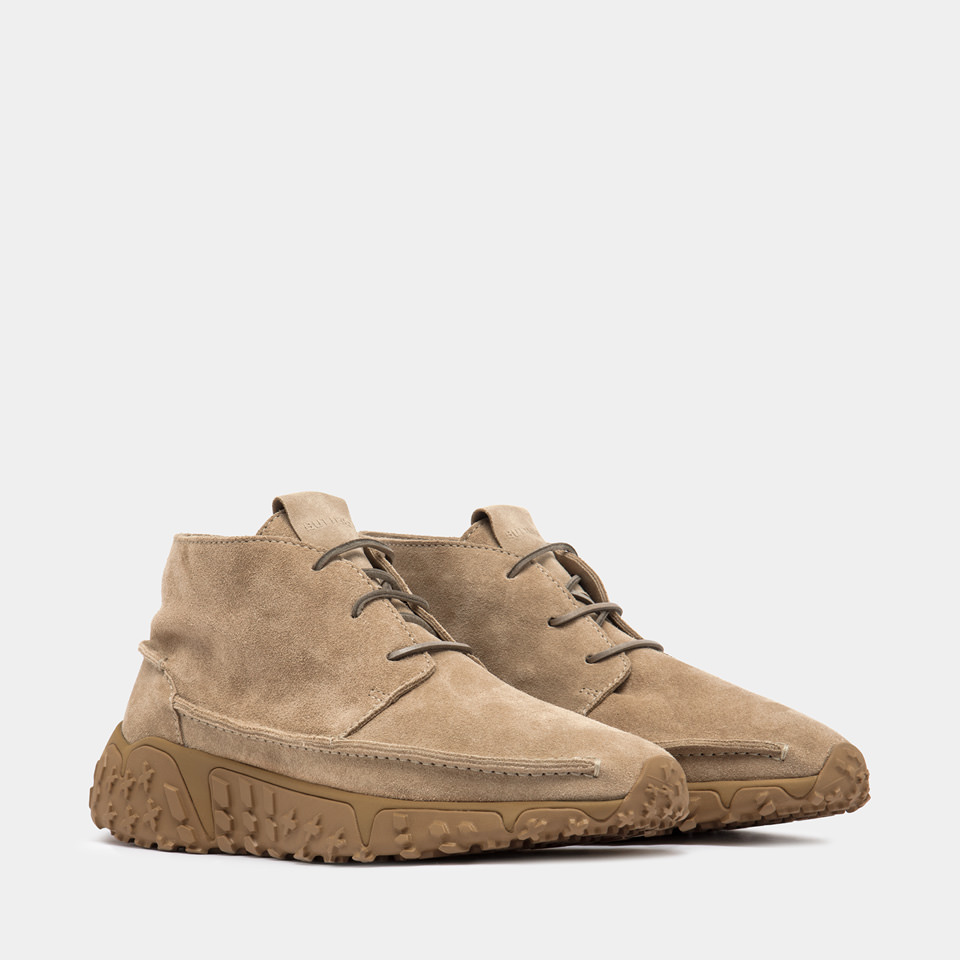 BUTTERO: POLACCO VINCI X IN SUEDE BEIGE