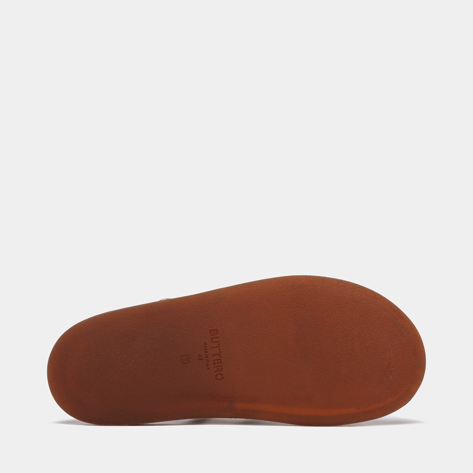 BUTTERO: SANDALO EL PASO IN PELLE CORTECCIA