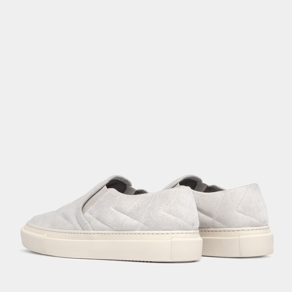 BUTTERO: SLIP ON TANINO IN SUEDE LAMB