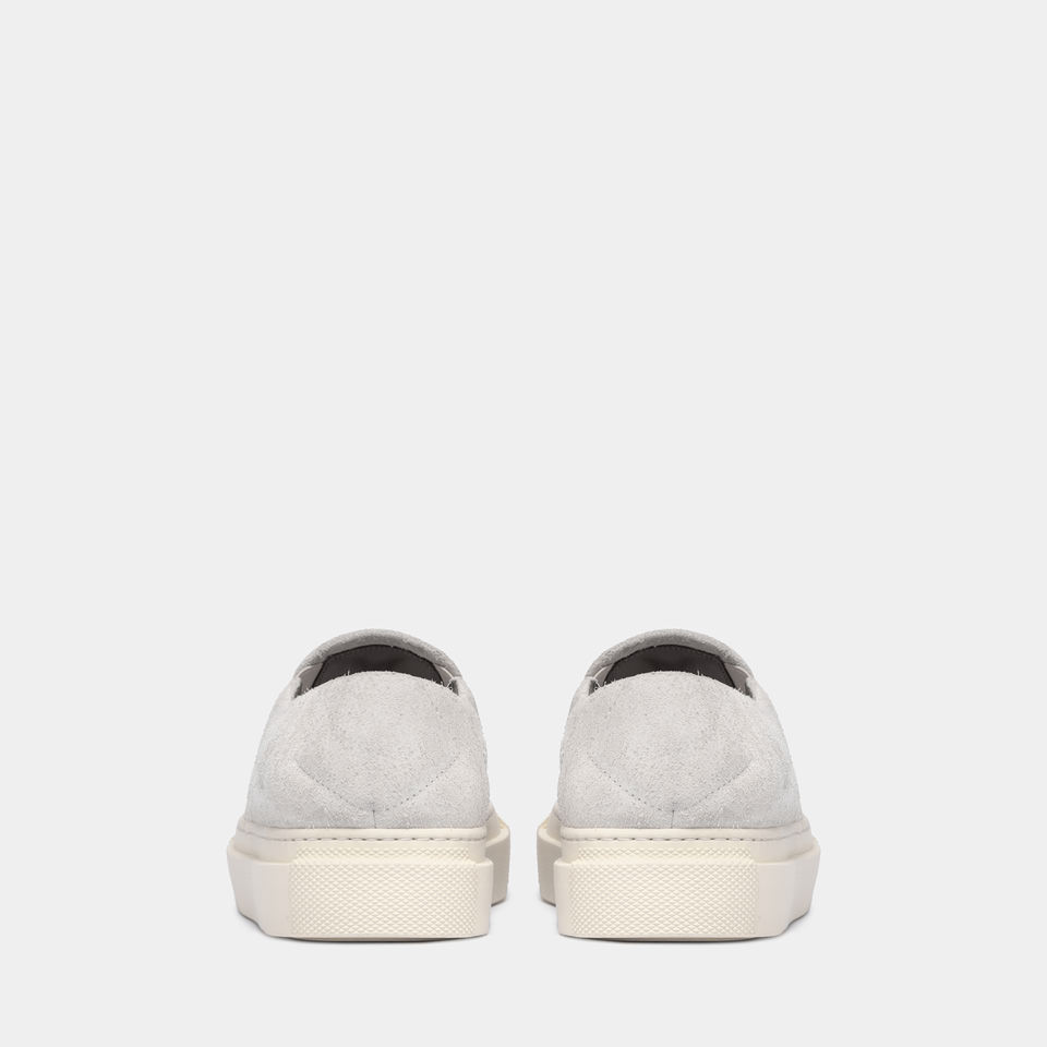 BUTTERO: SLIP ON TANINO IN SUEDE LAMB
