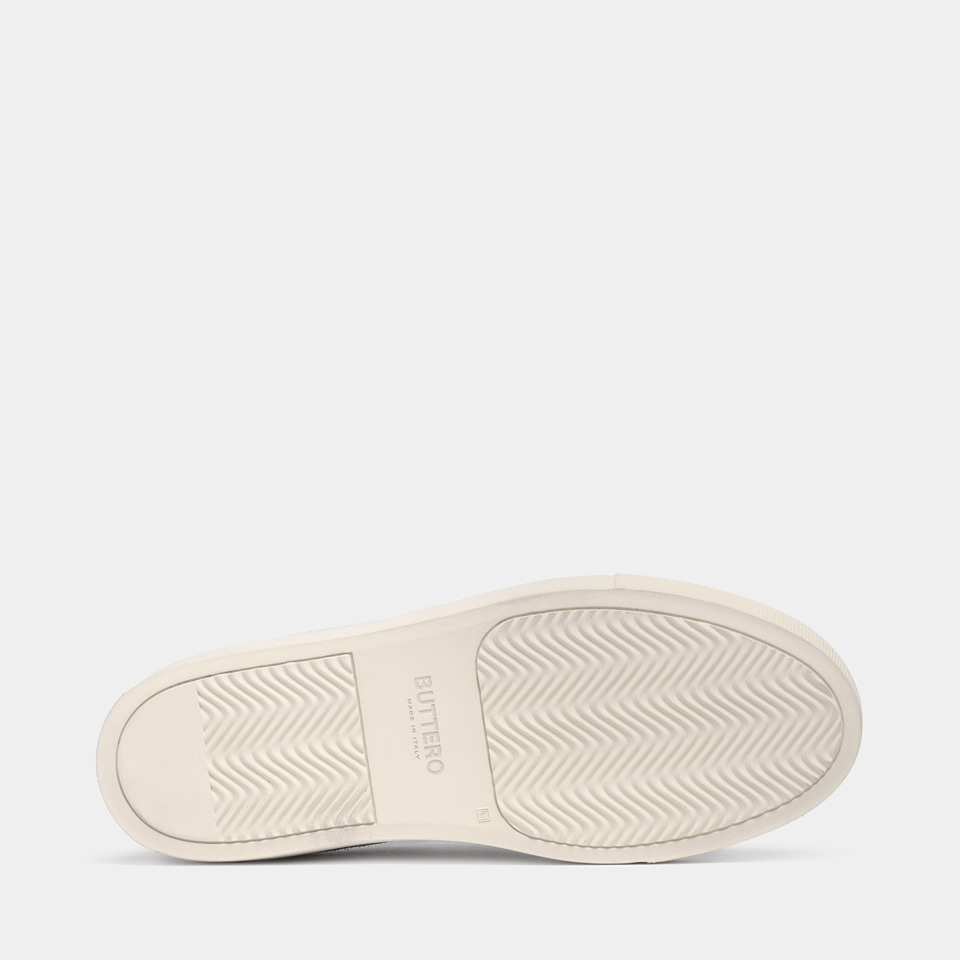 BUTTERO: TANINO SLIP ON SHOES IN LAMB SUEDE 