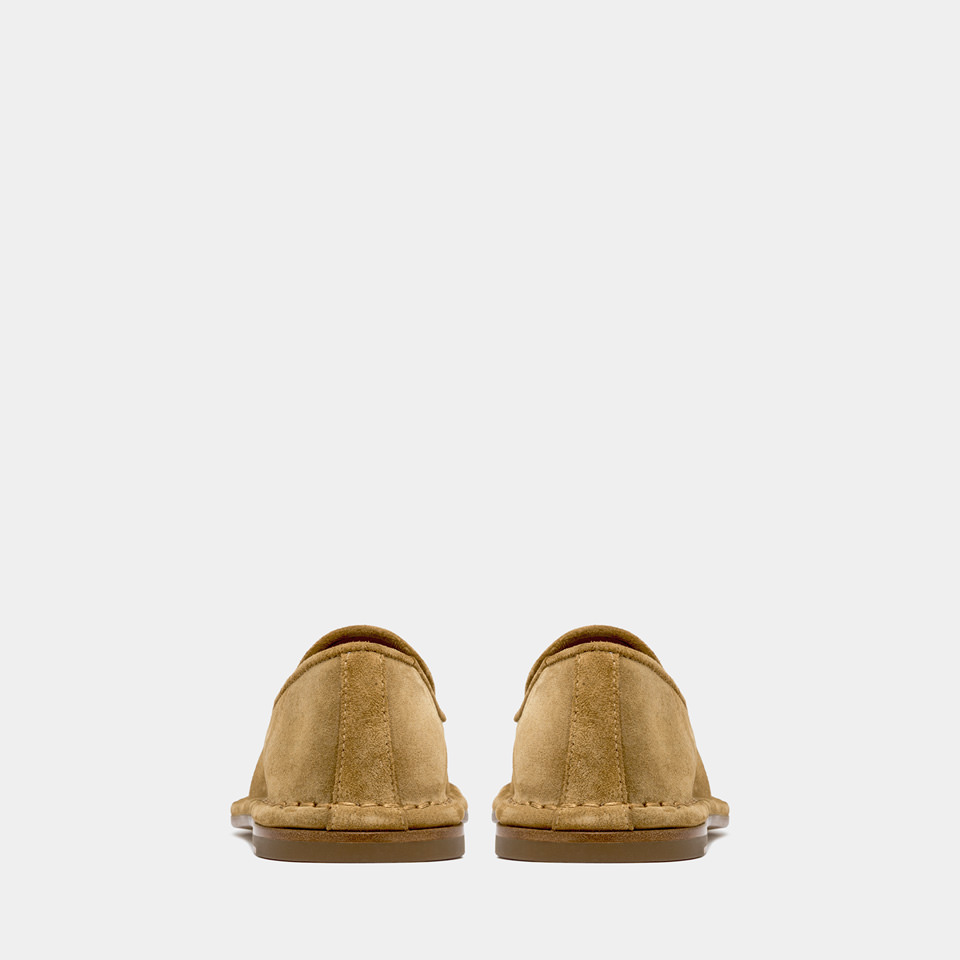 BUTTERO: SLIPPER ERCOLE IN SUEDE RAME
